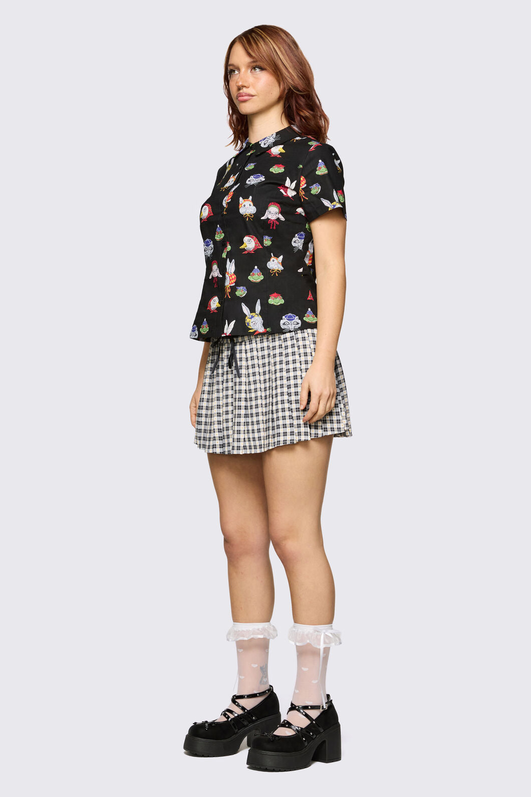 Dangerfield NZ - Bonnet Cutie Blouse - black