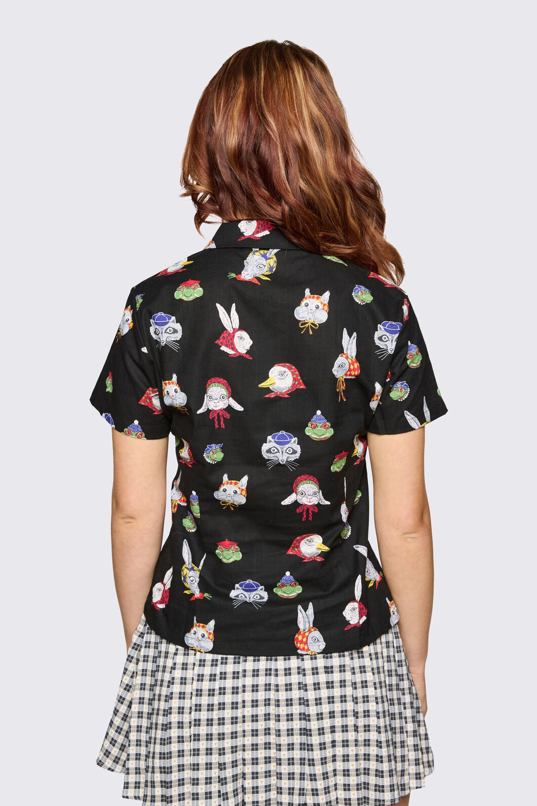 Dangerfield NZ - Bonnet Cutie Blouse - black