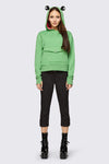Dangerfield NZ - Cute Frog Hoodie - green