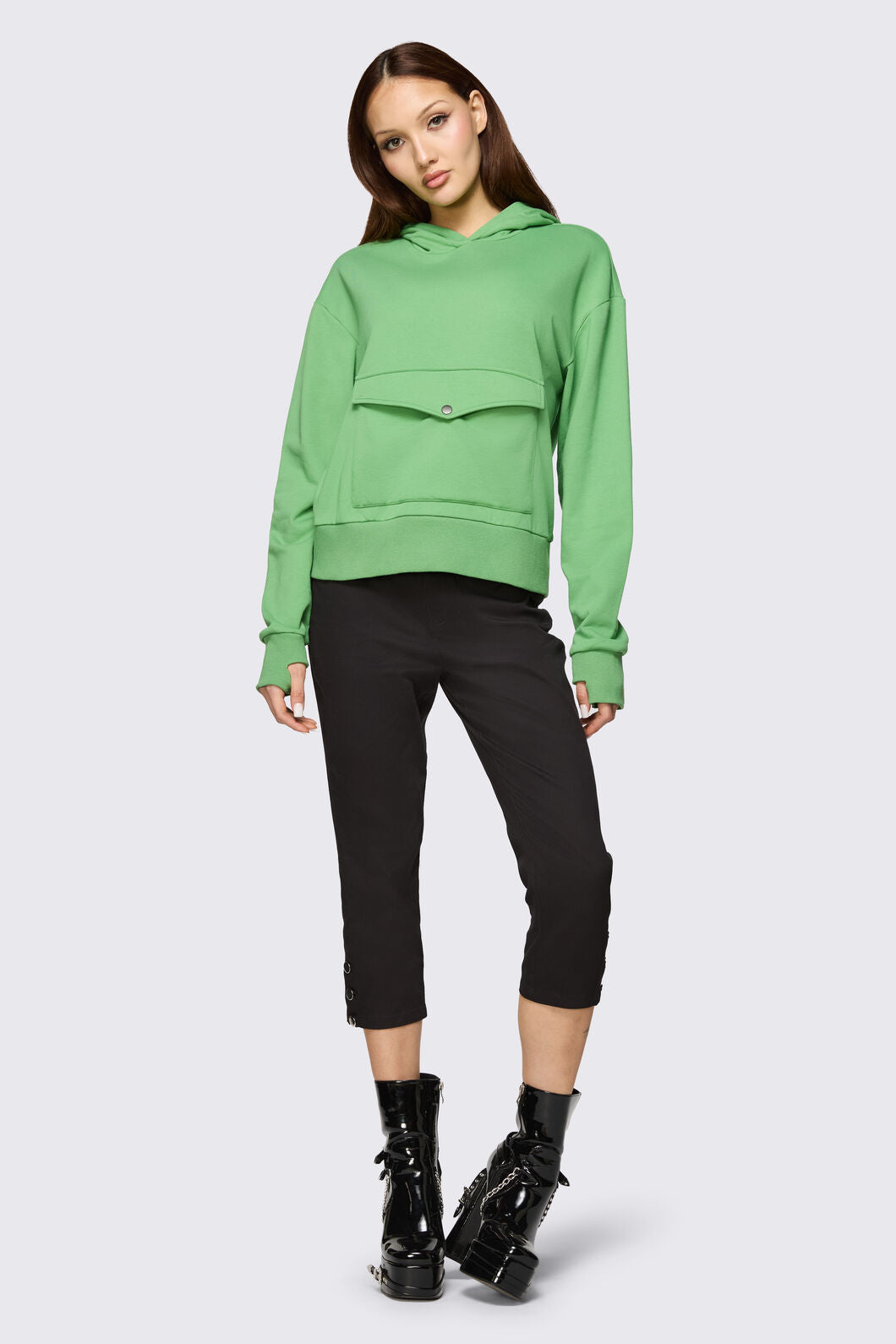 Dangerfield NZ - Cute Frog Hoodie - green