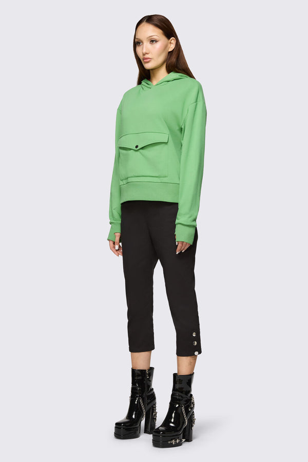 Dangerfield NZ - Cute Frog Hoodie - green