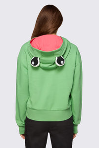 Dangerfield NZ - Cute Frog Hoodie - green