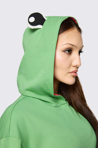 Dangerfield NZ - Cute Frog Hoodie - green