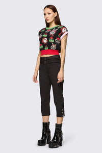 Dangerfield NZ - Bonnet Cutie Knit Top - black