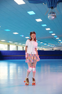 Dangerfield NZ - Sweetpea Tartan Skirt - rainbow