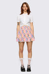 Dangerfield NZ - Sweetpea Tartan Skirt - rainbow