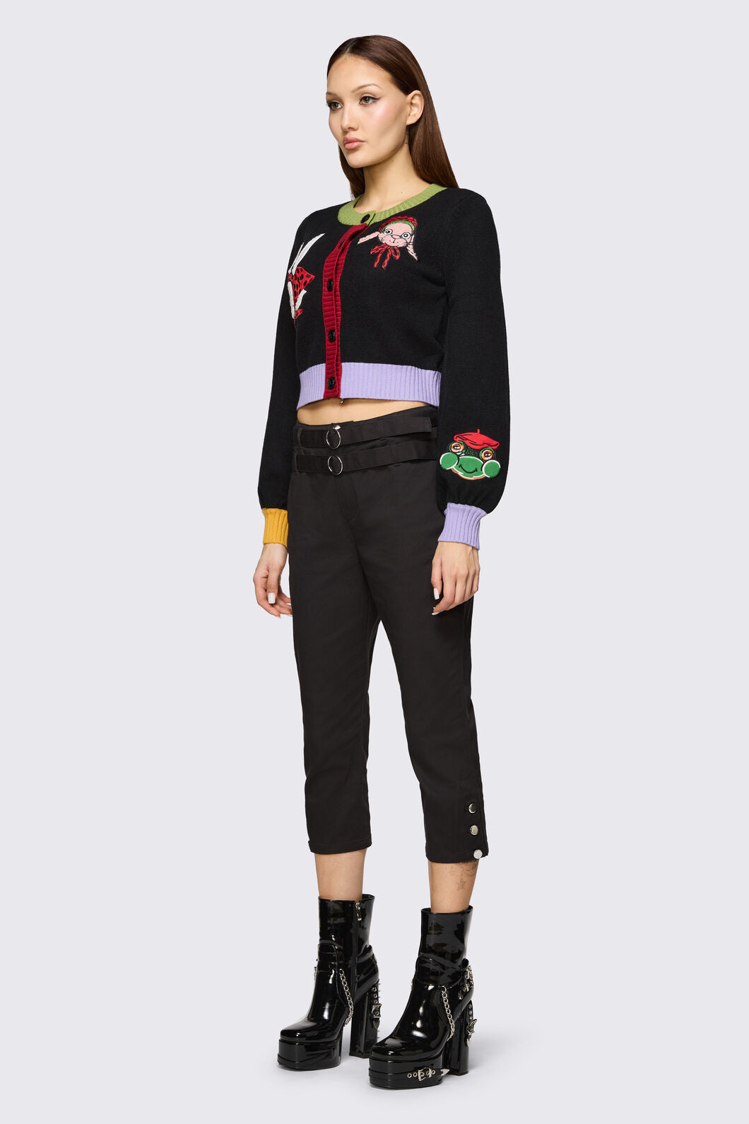 Dangerfield NZ - Bonnet Cutie Cardi - black
