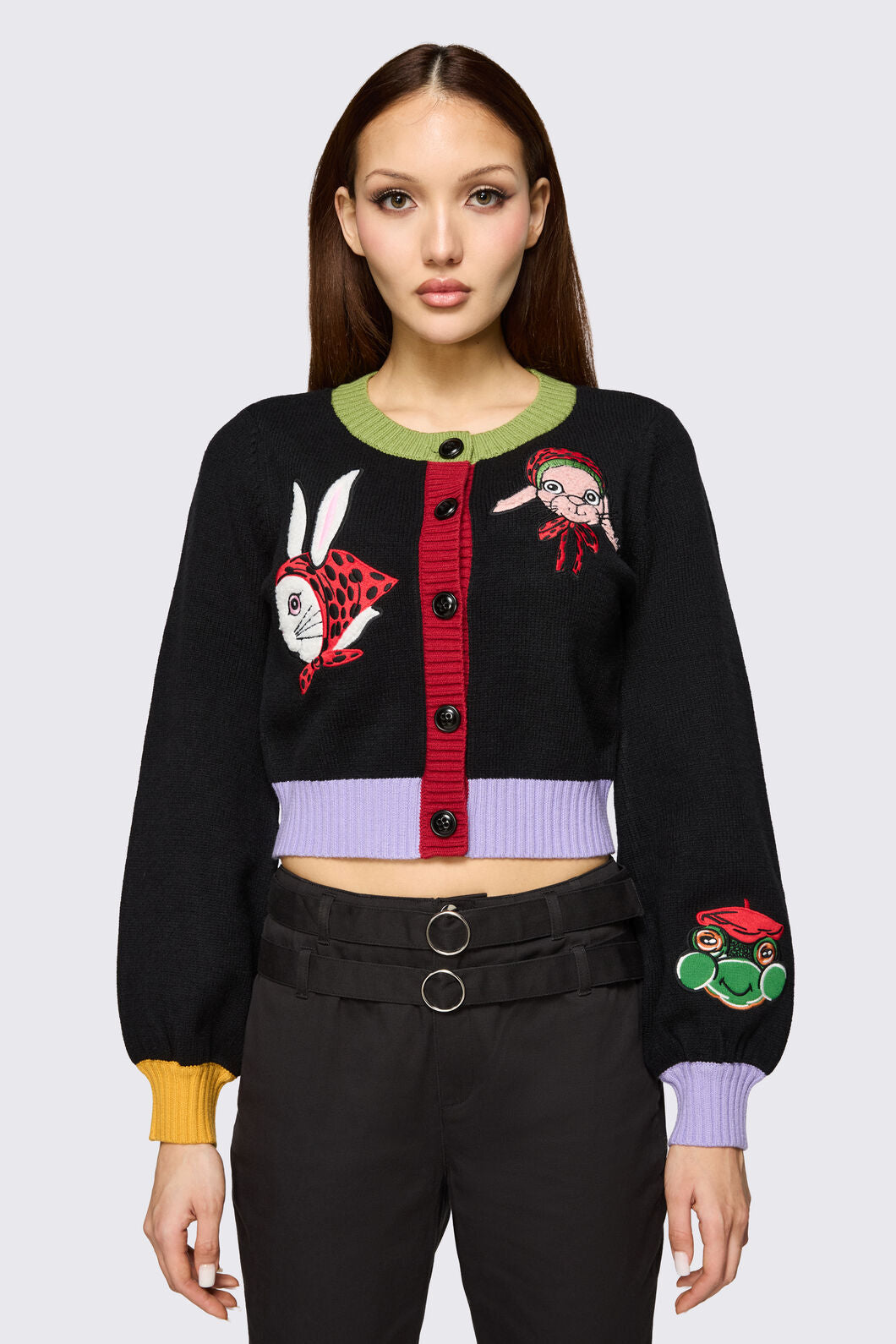 Dangerfield NZ - Bonnet Cutie Cardi - black