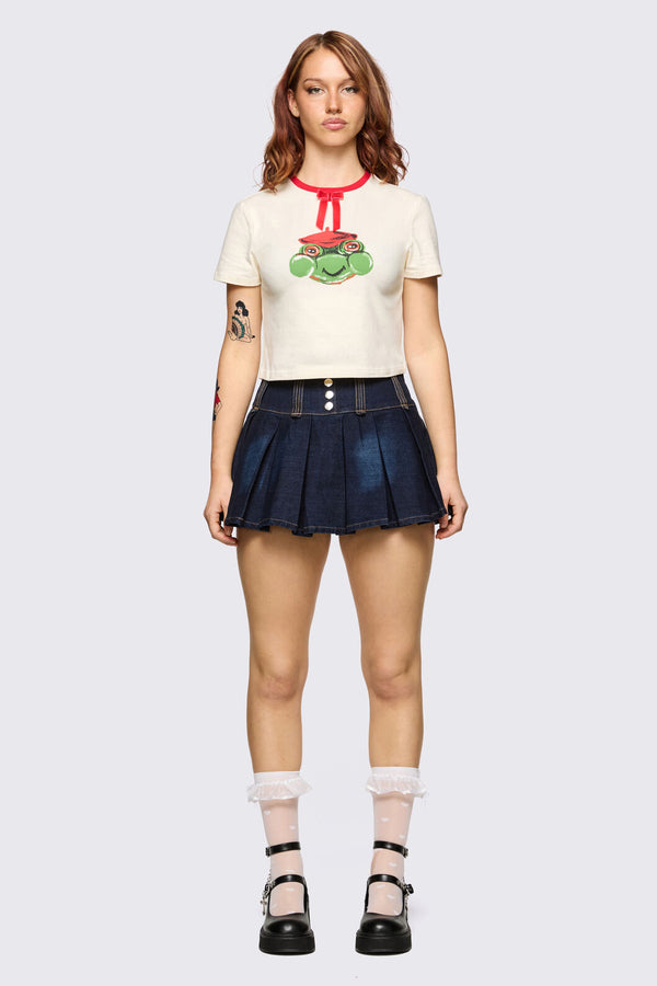 Dangerfield NZ - Bonnet Cutie Tee - white