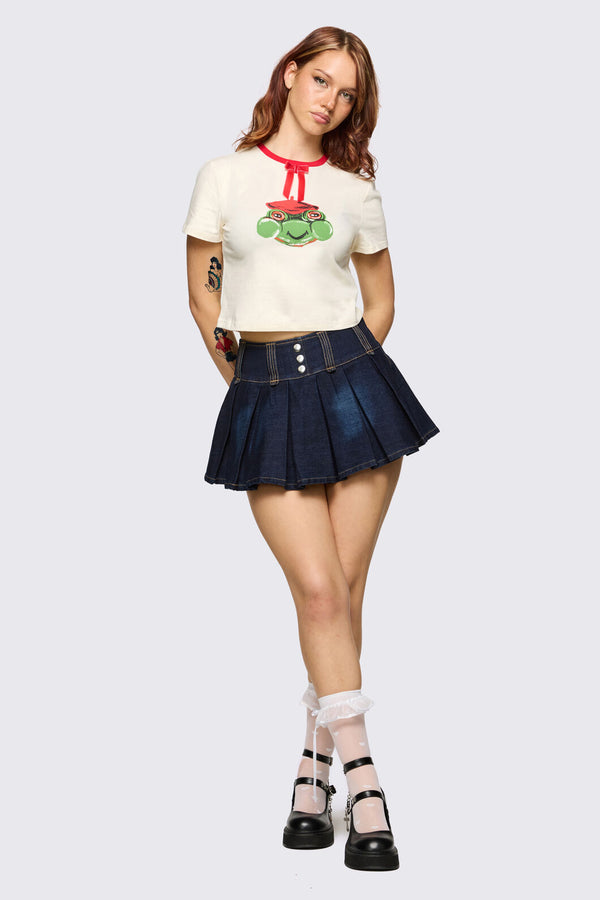 Dangerfield NZ - Bonnet Cutie Tee - white
