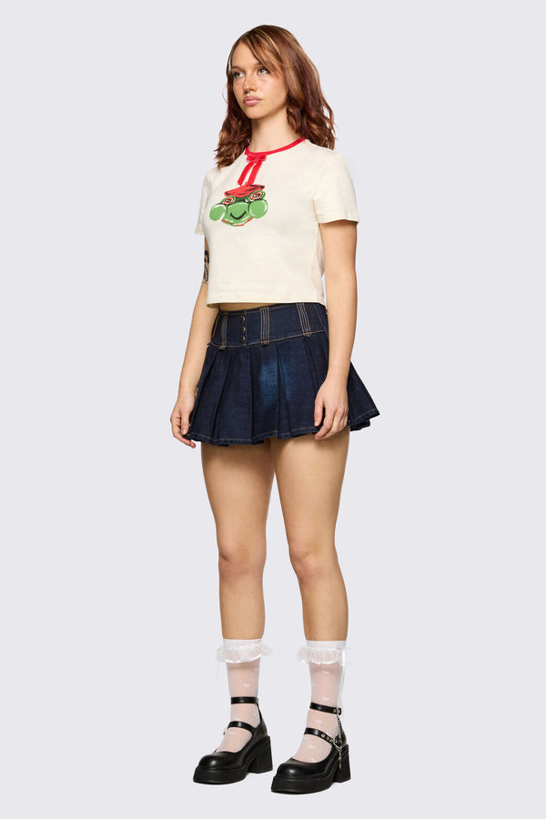 Dangerfield NZ - Bonnet Cutie Tee - white