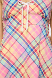 Dangerfield NZ - Sweetpea Tartan Top - rainbow