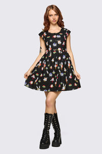 Dangerfield NZ - Bonnet Cutie Dress - black