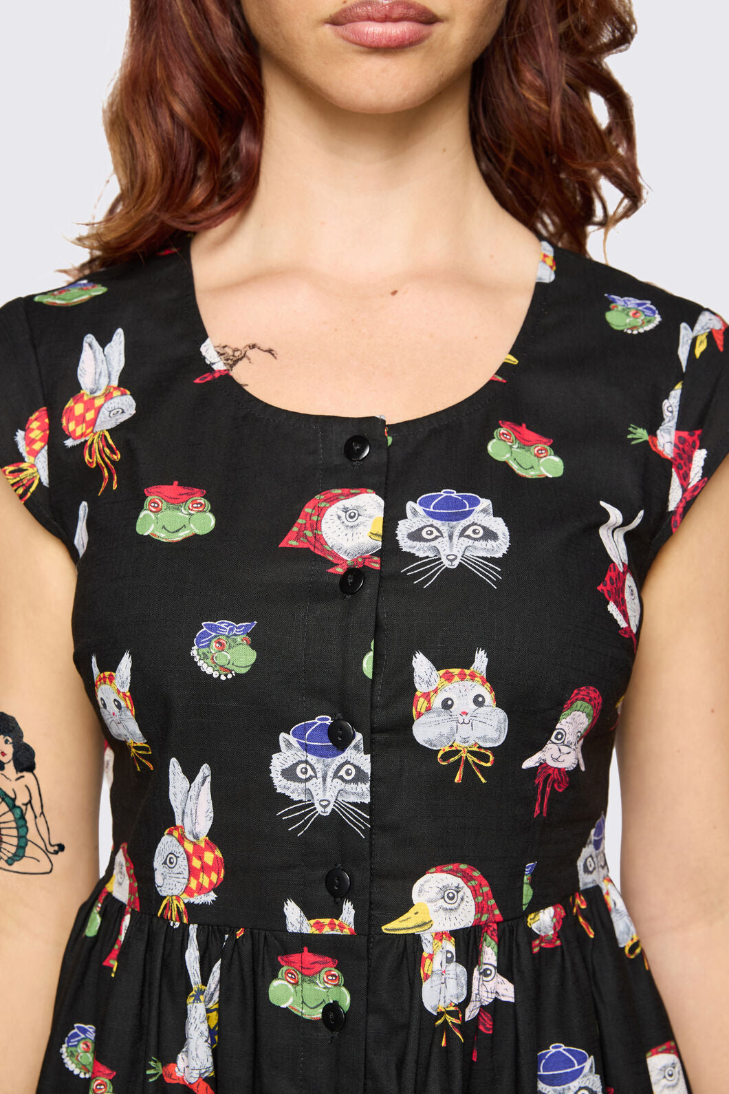 Dangerfield NZ - Bonnet Cutie Dress - black