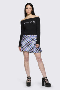 Dangerfield NZ - Sketchy Off The Shoulder Knit - black