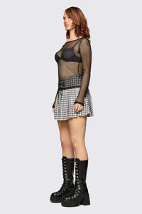 Dangerfield NZ - Bonnet Mesh Top - black