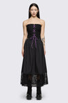 Dangerfield NZ - Spectre Midi Skirt - black