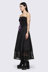 Dangerfield NZ - Spectre Midi Skirt - black