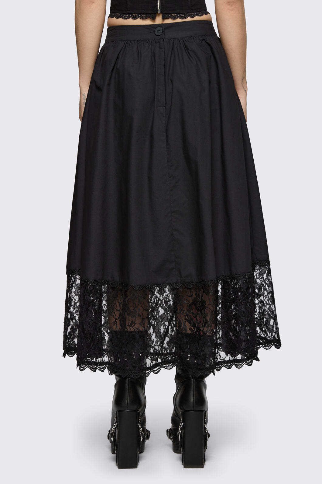 Dangerfield NZ - Spectre Midi Skirt - black