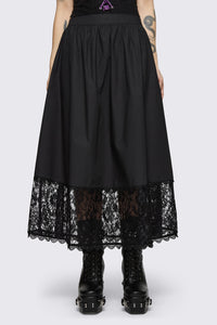 Dangerfield NZ - Spectre Midi Skirt - black