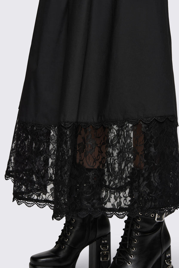 Dangerfield NZ - Spectre Midi Skirt - black