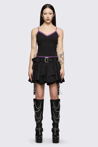 Dangerfield NZ - Spectre Lace Tank - black