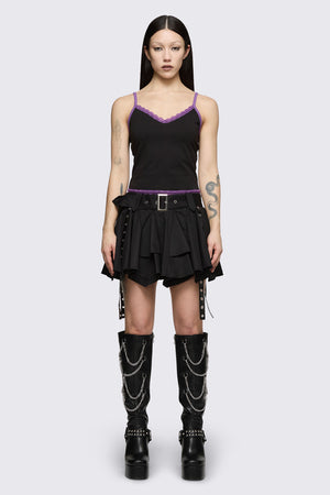 Dangerfield NZ - Spectre Lace Tank - black