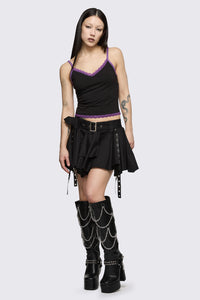 Dangerfield NZ - Spectre Lace Tank - black
