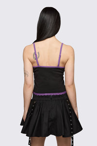 Dangerfield NZ - Spectre Lace Tank - black