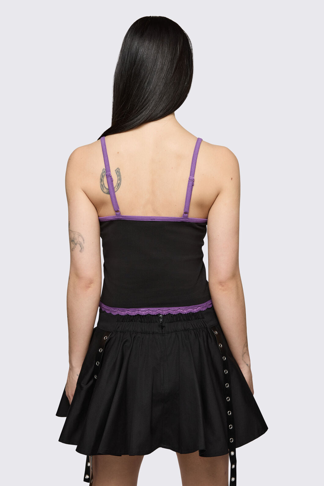 Dangerfield NZ - Spectre Lace Tank - black