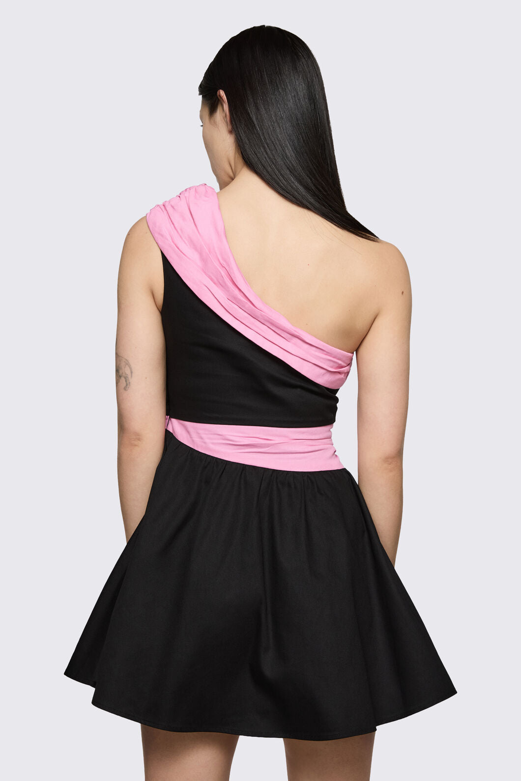 Dangerfield NZ - Broken Rollercoaster Mini Dress - black-pink