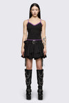 Dangerfield NZ - Round & Round Skort - black