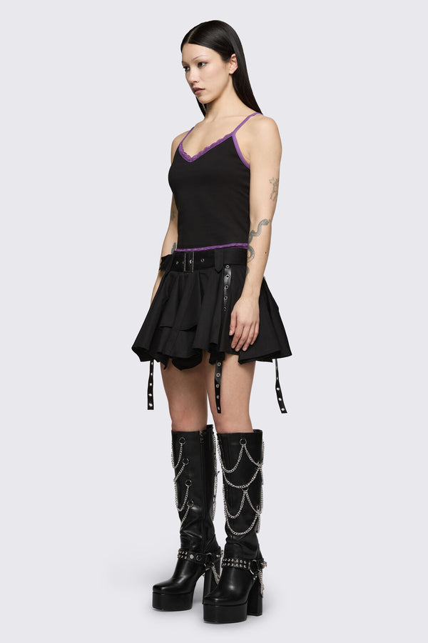 Dangerfield NZ - Round & Round Skort - black