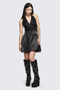Dangerfield NZ - Round & Round Lace Layer Formal Dress - black