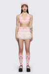 Dangerfield NZ - Broken Rollercoaster Bikini Bloomer - pink-cream
