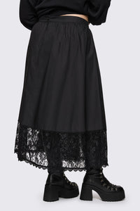 Dangerfield NZ - Curve Spectre Midi Skirt - black