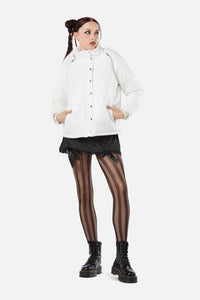 Dangerfield NZ - Radioactive Raver Puffer Jacket - white