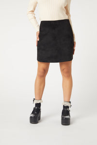 Dangerfield NZ - Suede Glade Skirt - black