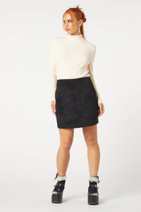 Dangerfield NZ - Suede Glade Skirt - black