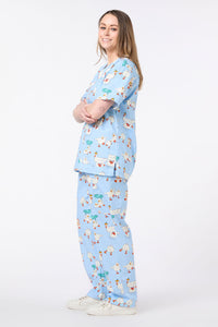 Dangerfield NZ - Puddle Duck Scrub Set - blue
