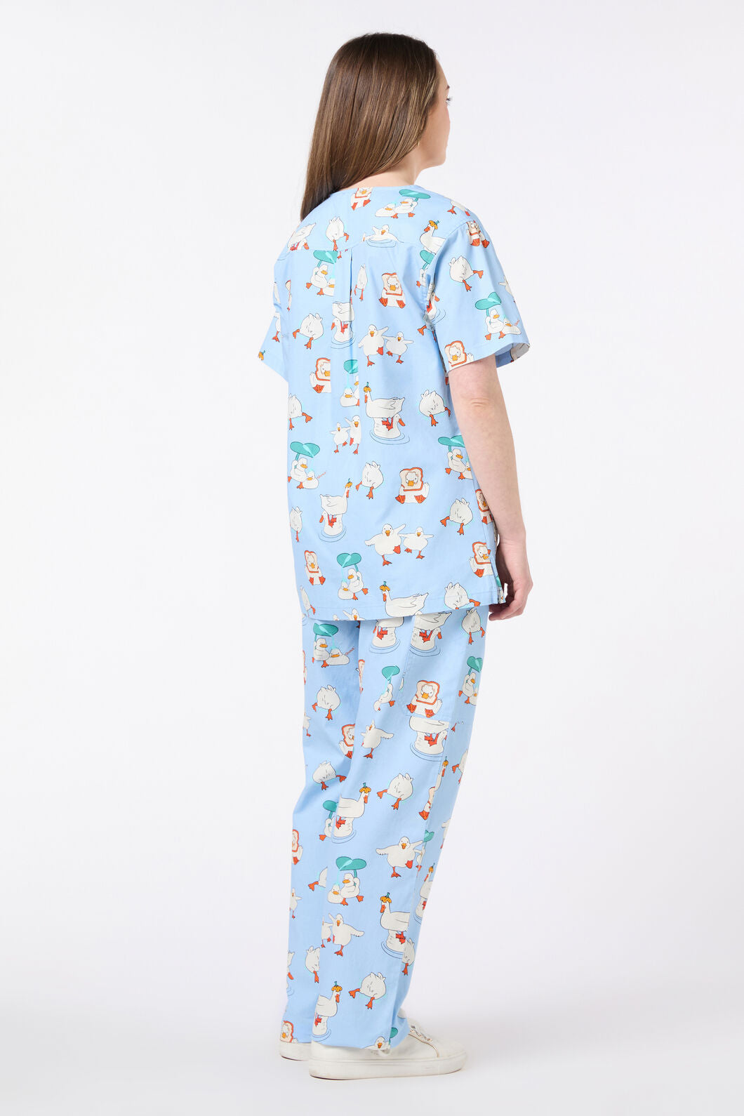 Dangerfield NZ - Puddle Duck Scrub Set - blue
