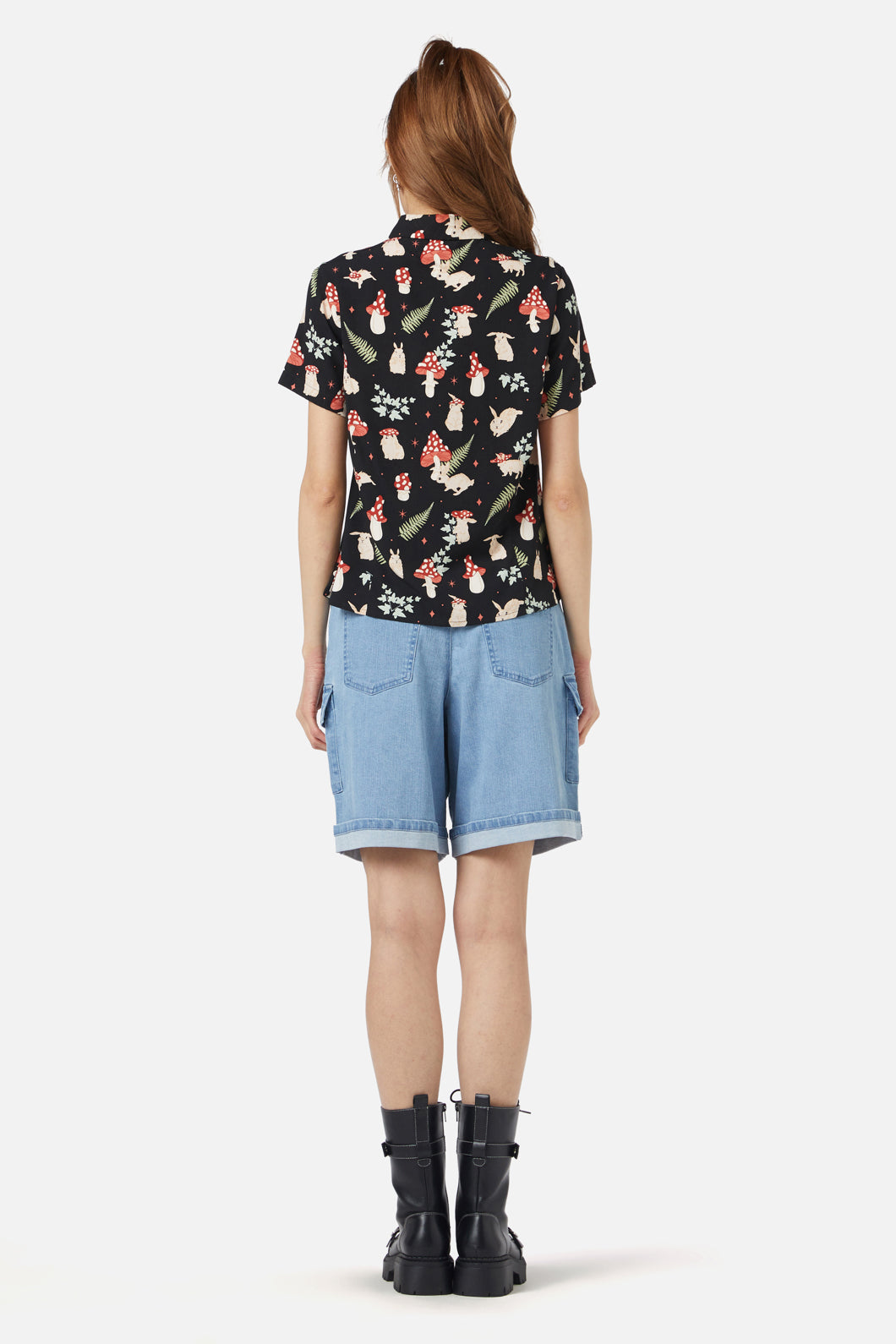 Dangerfield NZ - Harmony Printed Blouse - black