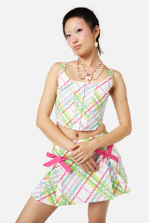 Dangerfield NZ - Fairybread Anthem Print Corset - multi