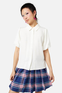 Dangerfield NZ - Pearly Blouse - cream