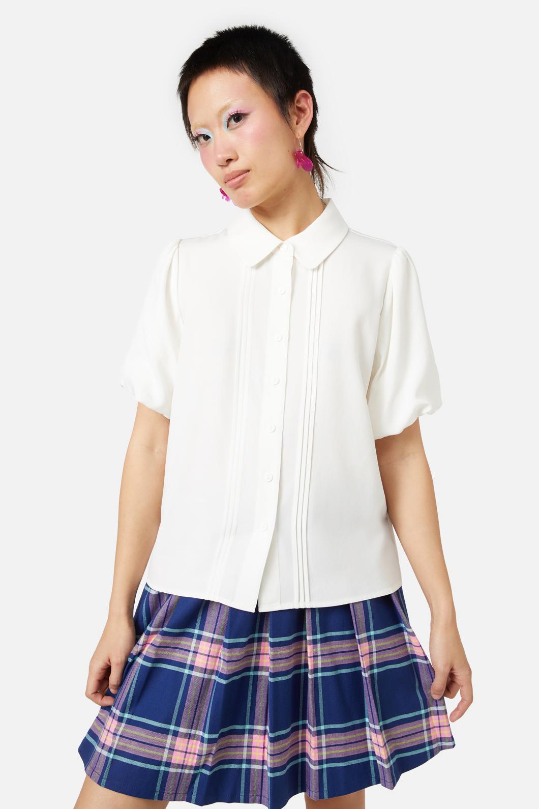 Dangerfield NZ - Pearly Blouse - cream