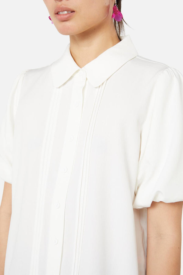 Dangerfield NZ - Pearly Blouse - cream