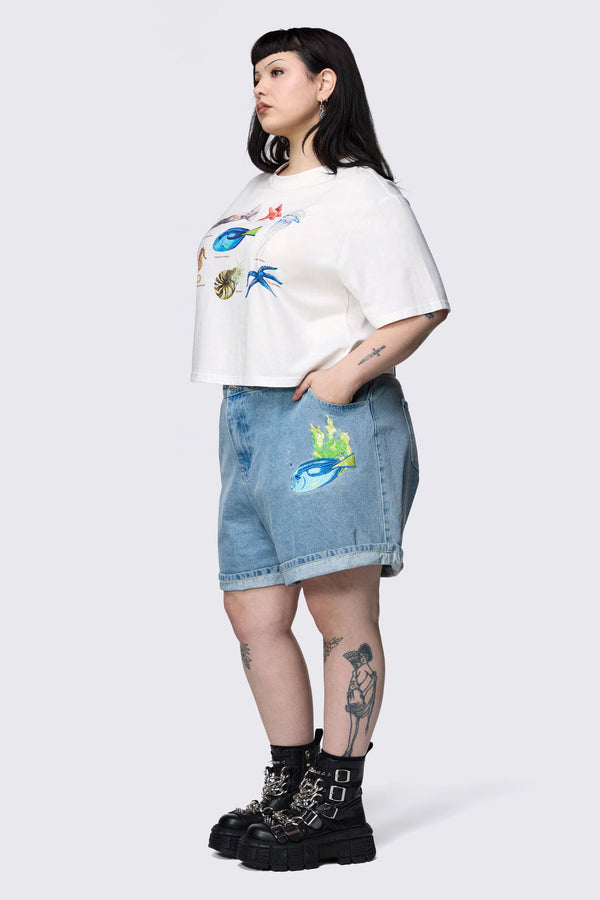 Dangerfield NZ - Curve Reef Short - blue