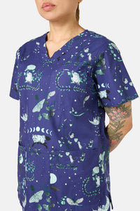 Scrubs With Love - Nocturnal Scrub Set - navy