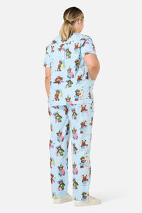 Dangerfield NZ - Teddy Bear Scrub Set - blue
