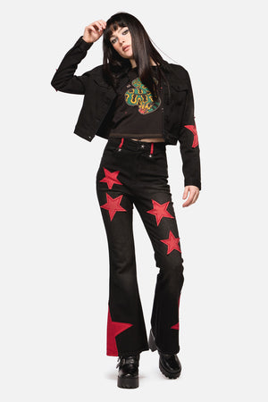 Dangerfield NZ - Catwalk Assassin Jean - black-red